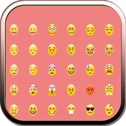 Pink Cute Emoji Keyboard...