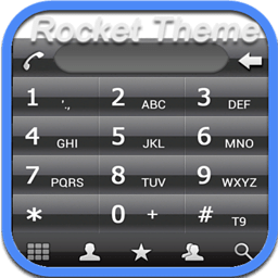 RocketDial UKR Black Theme