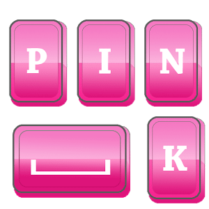 Fancy Pink Keyboard