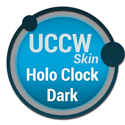 Holo Clock Dark - UCCW Skin