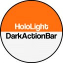 Dark ActionBar Orange CM Theme