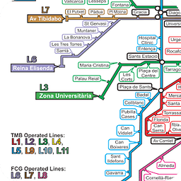 BARCELONA METRO MAP HD