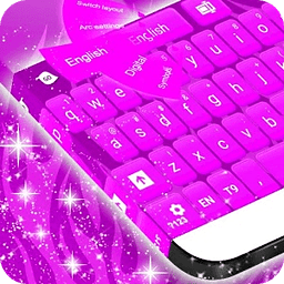 键盘皮肤紫