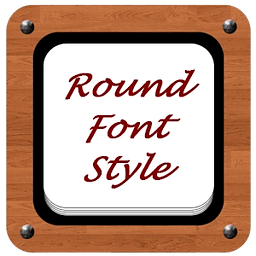 Round Font Style