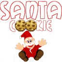 Santa Cookie - Smurfs fun Xmas
