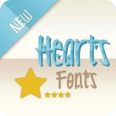 Hearts Font Style For Flipfont