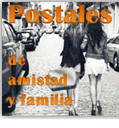 Postales de amistad y familia