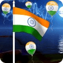 India Flying Flag Ballons Fall