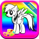 Pony Kids Coloring Book