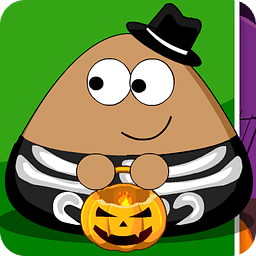 Pou Halloween Slacking