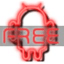 Free Neon Red Go Launcher EX