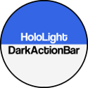 Dark ActionBar Navy CM Theme