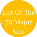 70 Major Sins