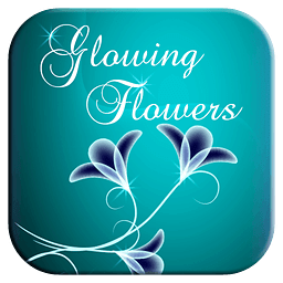 Glowing Flowers Keyboard