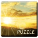 Puzzle Landscape Sun Sky