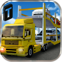 3D Car Transport Trailer Free