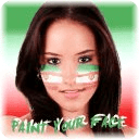Paint your face Iran