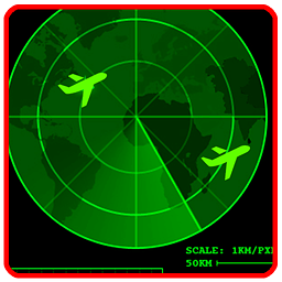 AIRPLANE RADAR SCANNER DETECT