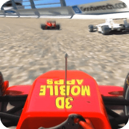 3D Formula Car Race Track LWP