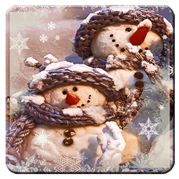 Snow Family in Live Wallpaper