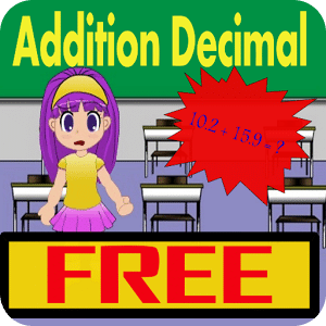 Addition Decimal For Kids