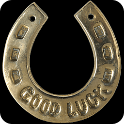 3D Lucky Horseshoe Wallpaper