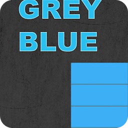 GO短信-蓝灰色