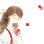 红色樱桃少女锁屏主题