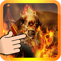 Ghost Rider Clown on Fire LWP