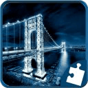 Tile Puzzle - Bridge Landscape