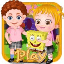 Baby in School Game