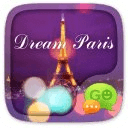 GO SMS DREAM PARIS THEME