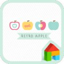 retro apple 도돌런처 테마