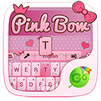 Pink Bow GO Keyboard Theme