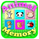 Animals Memory Game for Kids.