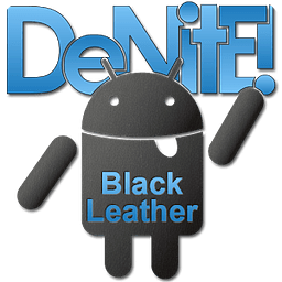 Leather Blue CM10 Theme Free