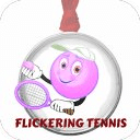 flickering tennis ball