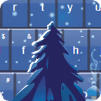圣诞节霓虹灯发光键盘