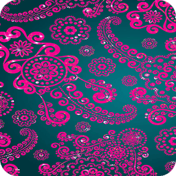 Damask Glitter Live Wallpaper