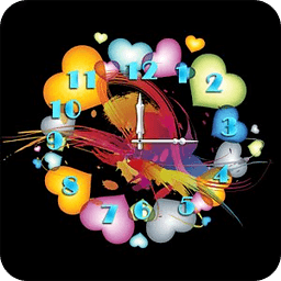 Heart Clock LiveWallpaper Free