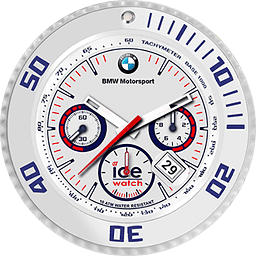 BMW Ice Clock Live Wallpaper