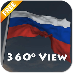 Real Russia Flag Live Wall