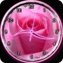 Rose Clock Live Wallpaper