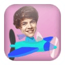 1D Harry Styles Flappy Plane