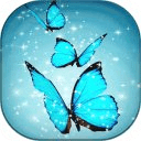 Cyan Butterfly Live Wallpaper