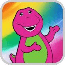 Coloring Book : Purple Barney