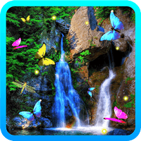 Waterfalls HD live wallpaper