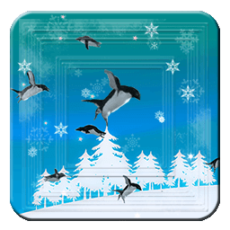 Christmas Crazy Birds Penguins