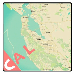 加州离线地图