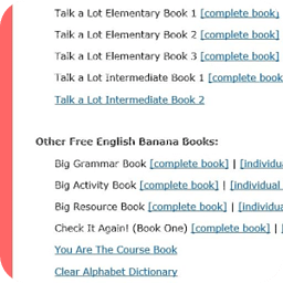 English Banana Resource App